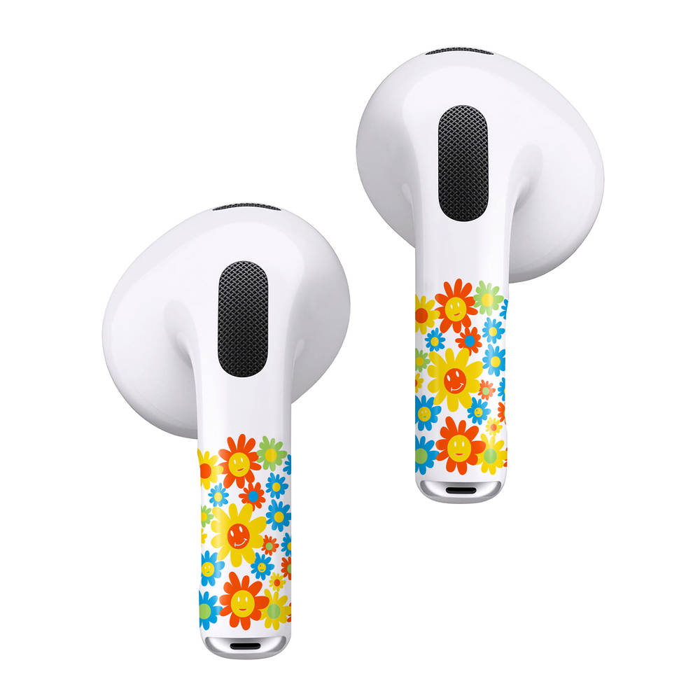 RockMax Art Skins Sunflowers with applicator for AirPods 3