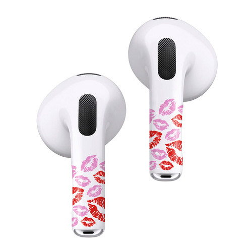 RockMax Art Skins Red Lips with applicator for AirPods 3 