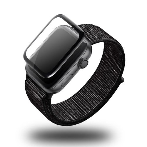 Szkło ochronne dla zegarka Apple Watch - 4D Black-Rim Glass for Apple Watch