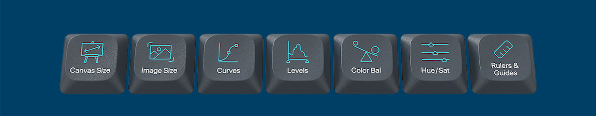 JCPal Dash Wireless Shortcut Keyboard - Adobe Photoshop Dash_-_3_-_Shorter_Shortcuts