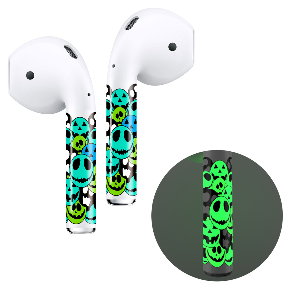 RockMax Art Skins Emoji Glow with applicator for AirPods 1/2