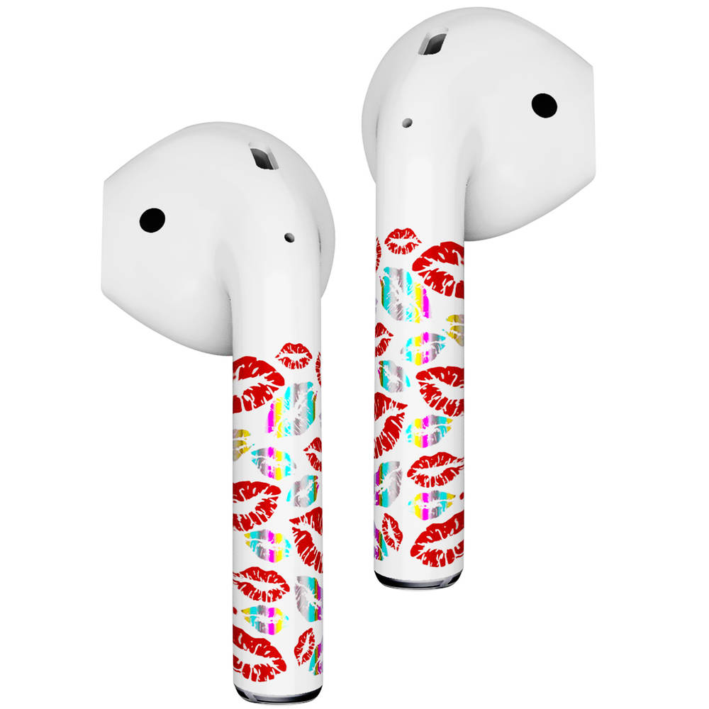 RockMax Art Skins Lips Holo with applicator for AirPods 1/2