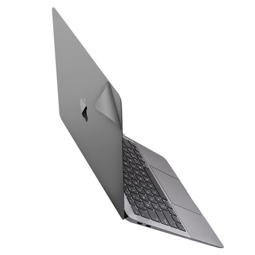 JCPAL MacGuard dla MacBook Air 2018 - Silver (2 in 1)