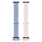 JCPal FlexDuo Apple Watch Band (Powder Blue) for Apple Watch 1-8th, SE1-2nd (38/40/41mm)