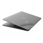 JCPal MacGuard Two-in-One Skin Set (Space Gray, Top skin+Back skin) for MacBook Air15"(M2,2023)