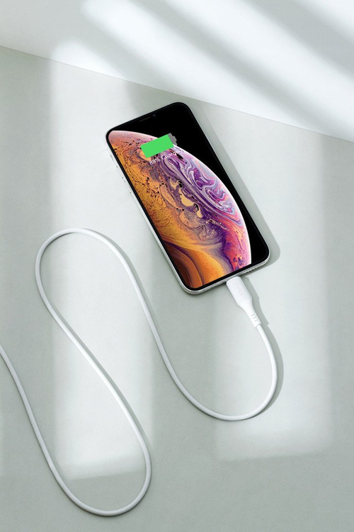 MiLi USB-C Lightning MFI Cable White (30min=50%) 1m