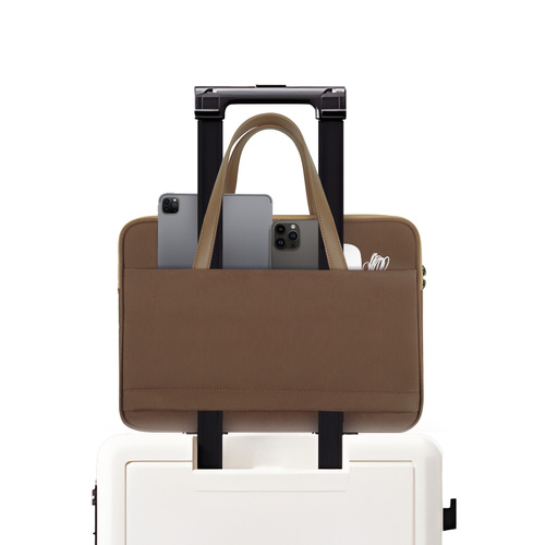 JCPal Milan briefcase Sleeve, for 13/14-inch, Sepia Brown