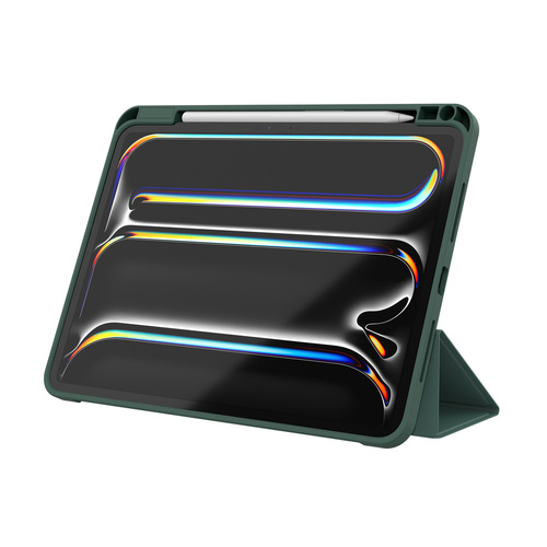 JCPAL DuraPro Protective Folio Case for iPad Pro 11-inch (M4,2024) - Midnight Green