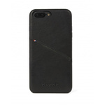 Etui skórzane Decoded (Czarne) - DECODED Leather Back Cover for iPhone 8 Plus / 7 Plus / 6S Plus