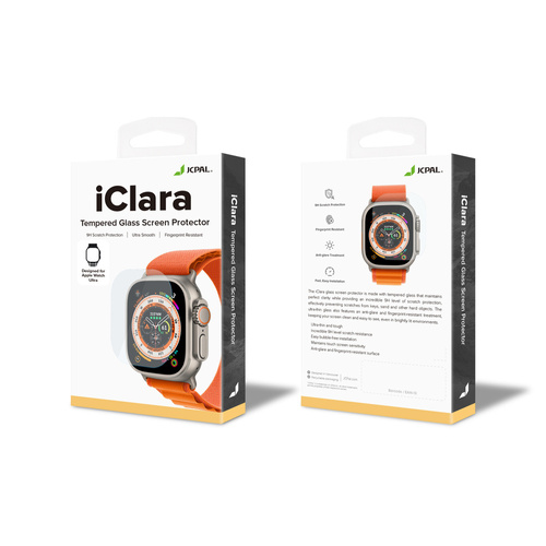 JCPal iClara Tempered Glass Apple Watch Ultra 49mm