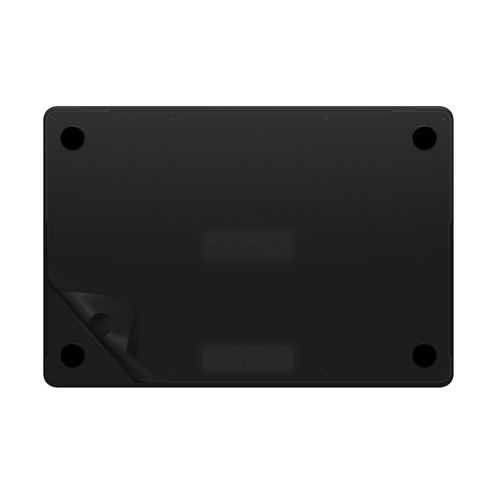 JCPal MacGuard Two-in-One Skin Set (Space Black, Top skin+Back skin) for MacBook Pro16(M1,2021/M2 -M3,2023)