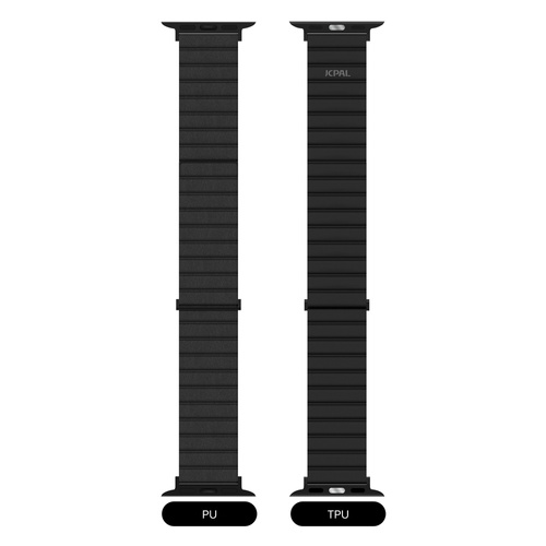 JCPal FlexDuo Apple Watch Band (Black) for Apple Watch 1-8th,Ultra,SE1-2nd (42/44/45/49mm)