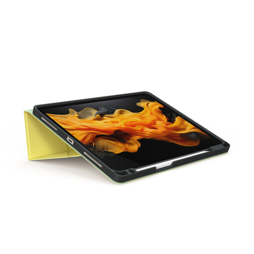 JCPal SlimFlex Folio Case with Pencil Holder (Sand Yellow/Green)) for iPad Pro11- inch(1-4th,2018-2022) /iPad Air 10.9-inch(4-5th,2020/2022)