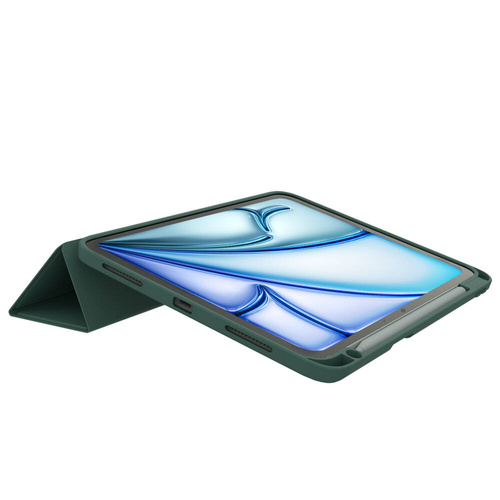 JCPAL DuraPro Protective Folio Case for iPad Air 11-inch (M2,2024) - Midnight Green
