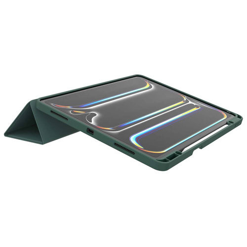 JCPAL DuraPro Protective Folio Case for iPad Pro 13-inch (M4,2024) - Midnight Green