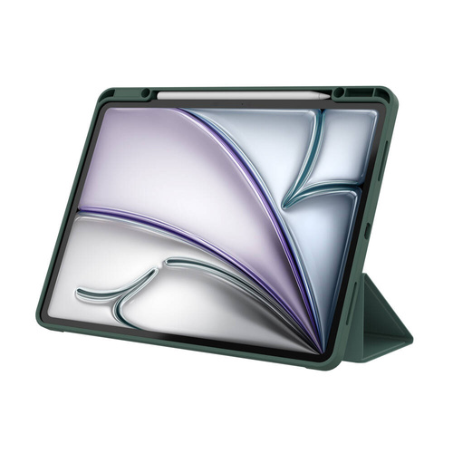 JCPAL DuraPro Protective Folio Case for iPad Air 13-inch (M2,2024) - Midnight Green