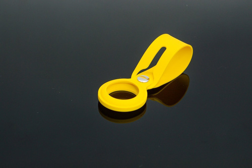 Hi5 - AirTag Silicon Stripe - żółty