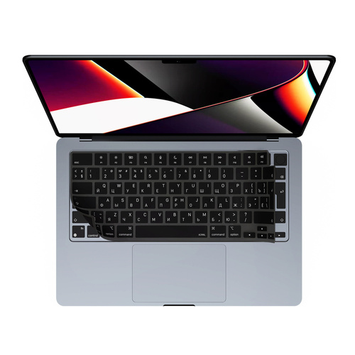 JCPal VerSkin Protector w. KeyBoard Layout Russian for MacBook Air13 (M2/M3/M4) MacBook Pro14/16（M1/M2/M3/M4 /Air15 (M2/M3/M4) EU