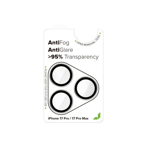 JCPal Preserver Camera Lens Protection - iPhone 17 Pro / Pro Max (Transparent)