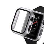 Hi5 Defender Silver - Etui ochronne ze szkłem dla Apple Watch 44mm