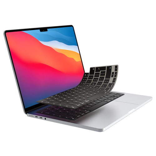 VerSkin Black Keyboard Protector - Silicone-EU Layout