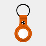 HI5 Short Leather AirTag Case Yellow