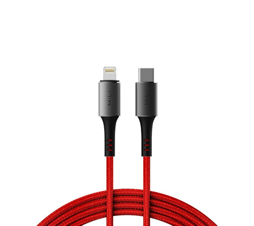 JCPal Linx FlexLink Lightning Cable - kabel Lightning 1,8m - czerwony