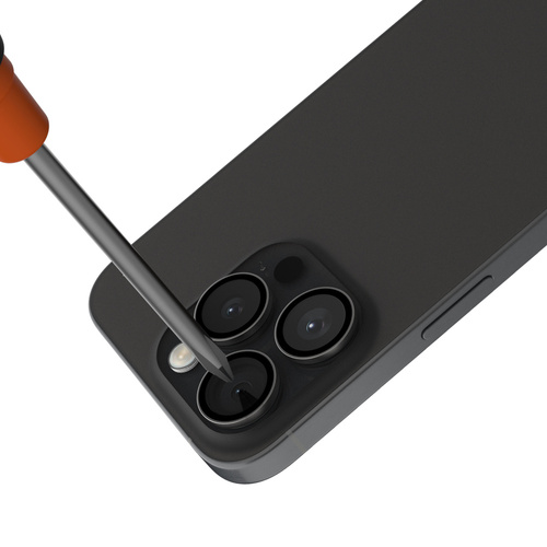 JCPal Preserver Camera Lens Protection - iPhone 16 Pro /16 Pro Max - (Gray Titanium)