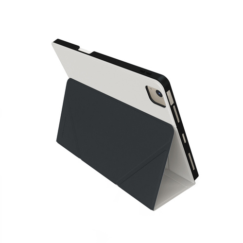 JCPal SlimFlex Folio Case with Pencil Holder (Light Gray/Black) for iPad Pro11-inch(1- 4th,2018-2022) /iPad Air 10.9-inch(4-5th,2020/2022)