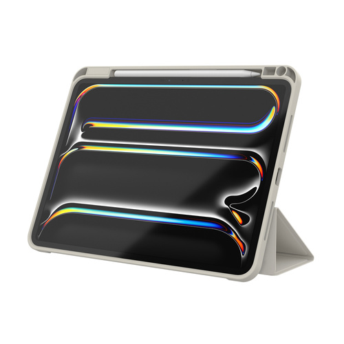 JCPAL DuraPro Protective Folio Case for iPad Pro 11-inch (M4,2024) - Light Grey