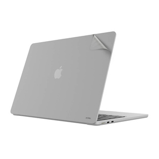 JCPal MacGuard Two-in-One Skin Set (Sky Blue, Top skin+Back skin) for MacBook Air15"(M2,2022)