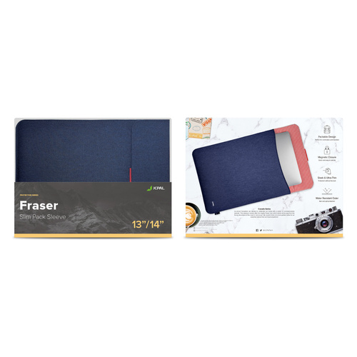 JCPal Fraser Sleeves for Macbooks 13/14" - Navy