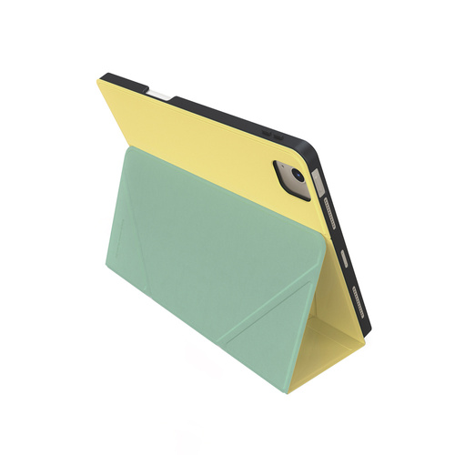 JCPal SlimFlex Folio Case with Pencil Holder (Sand Yellow/Green)) for iPad Pro11- inch(1-4th,2018-2022) /iPad Air 10.9-inch(4-5th,2020/2022)