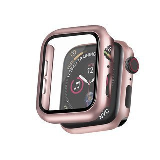 Hi5 Defender Rose Gold - Etui ochronne ze szkłem dla Apple Watch 40mm