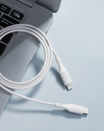 MiLi USB-C Lightning MFI Cable White (30min=50%) 1m