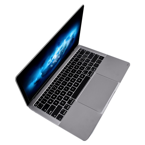 MacGuard for MacBook Air to 2018 13" - Silver (2 w 1) (Lightning Apple)