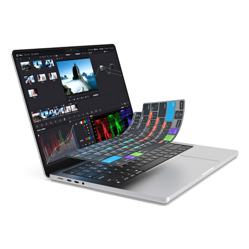 VerSkin Adobe DaVinci Shortcut Keyboard Protector- MacBook Pro 14"/16" (M1) MacBook Air 13" (M2) (US LAYOUT)