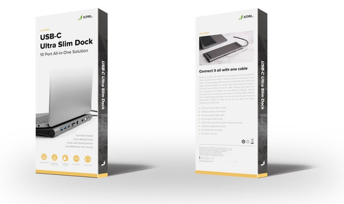 JCPal USB-C 10in1 Ultra Slim Dock