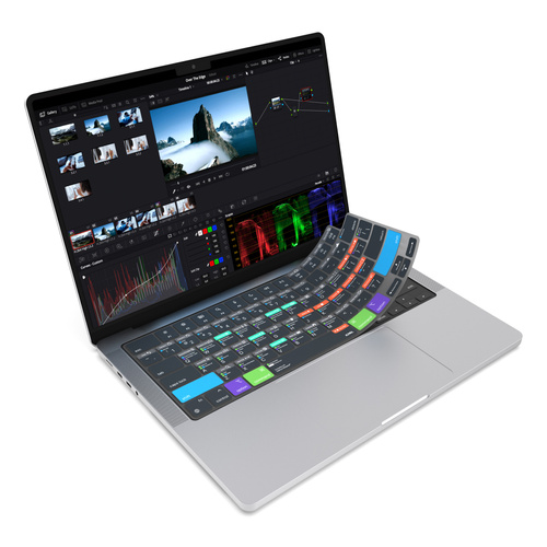 VerSkin Adobe DaVinci Shortcut Keyboard Protector- MacBook Pro 14"/16" (M1) MacBook Air 13" (M2) (US LAYOUT)