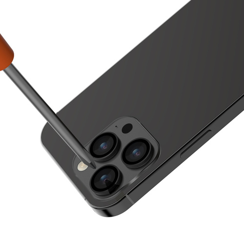 JCPal Preserver Camera Lens Protection - iPhone 15 Pro Max (Black Titanium)