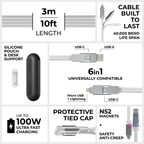 Rolling Square - inCharge XL 3m White