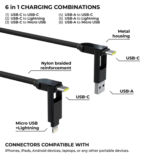 Rolling Square - inCharge XL 2m Black