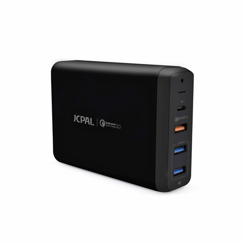 JCPAL USB-C PD Multiport Desktop Charger - ładowarka sieciowa (black)