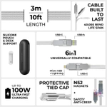 Rolling Square - inCharge XL 3m White