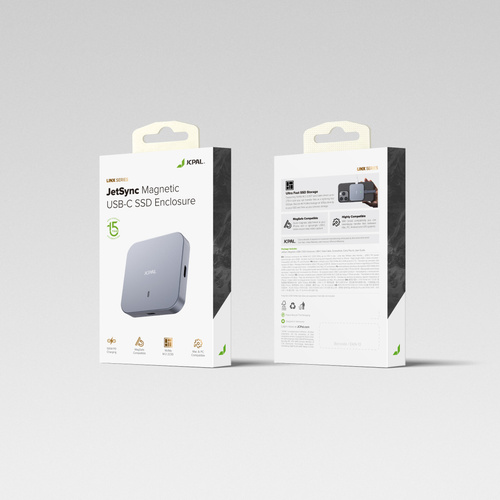 JCPal JetSync Magnetic USB-C SSD Enclosure