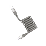 MOMAX Mag.Link 100W USB-C to USB-C Magnetic Cable 2m  (Titanium)