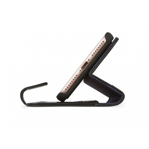 Etui - portfel skórzany 2 w 1 Decoded (czarny) - DECODED Leather 2-in1 Wallet Case iPhone 8 Plus / 7 Plus/ 6 Plus/ 6s Plus