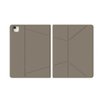 JCPal SlimFlex Folio Case with Pencil Holder (Khaki Brown/Blue) for iPad Pro11- inch(1-4th,2018-2022) /iPad Air 10.9-inch(4-5th,2020/2022)