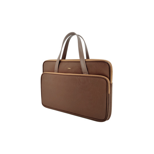 JCPal Milan briefcase Sleeve, for 13/14-inch, Sepia Brown