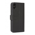 Etui - portfel skórzany Decoded (czarny) - DECODED Leather Wallet Case iPhone X